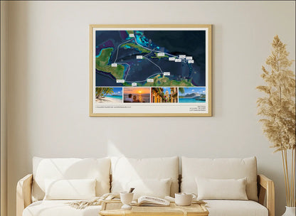 Poster della tua crociera con foto (con o senza cornice)